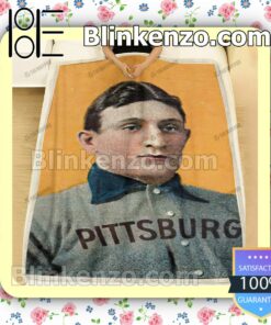 Sport Baseball Card 1909 1911 T206 White Border Honus Wagner Quilted Blanket b