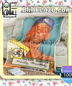 Sport Baseball Card 1952 Topps 311 Mickey Mantle Mint Quilted Blanket