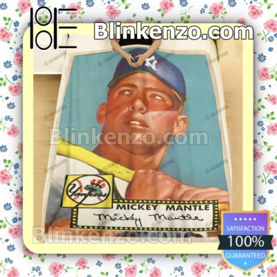 Sport Baseball Card 1952 Topps 311 Mickey Mantle Mint Quilted Blanket b