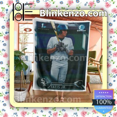 Sport Baseball Card 2016 Bowman Chrome Prospects Fernando Tatis Quilted Blanket a