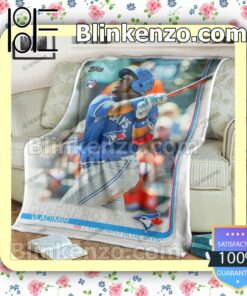 Sport Baseball Card 2019 Topps Series 2 Vladimir Guerrero Jr Quilted Blanket