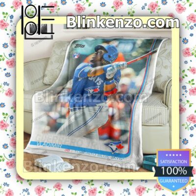 Sport Baseball Card 2019 Topps Series 2 Vladimir Guerrero Jr Quilted Blanket