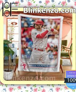 Sport Baseball Card 2022 Topps Bryce Harper Phillies Quilted Blanket a