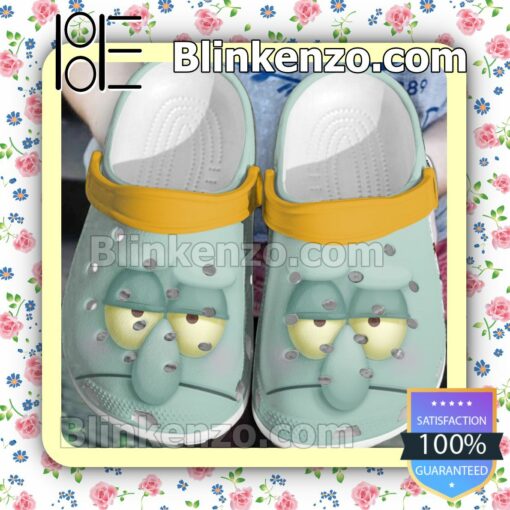 Squidward Face Full Print Clogs