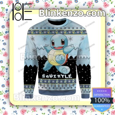 Squirtle Christmas Pullover Sweaters c