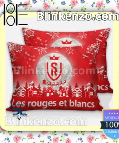 Stade De Reims Les Rouges Et Blancs Christmas Duvet Cover c