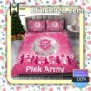 Stade Francais Pink Army Christmas Duvet Cover