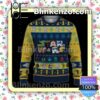 Star Wars Navy And Yellow Christmas Pullover Sweaters