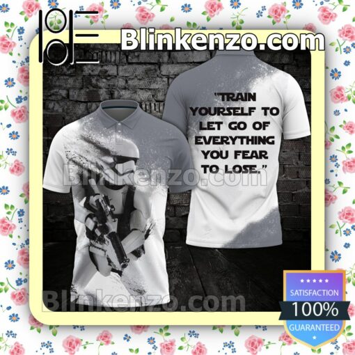 Star Wars Stormtrooper Train Yourself To Let Go Of Everything You Fear To Lose Women Tank Top Pant Set b