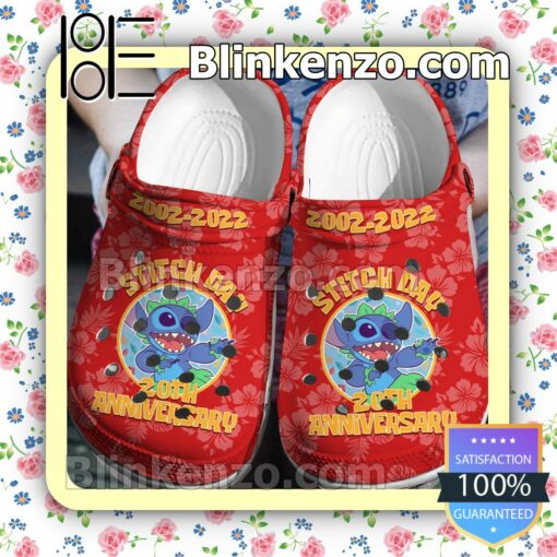 Stitch 20th Anniversary 2002-2022 Halloween Clogs