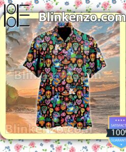Stitch Hippie Pattern Men Shirt