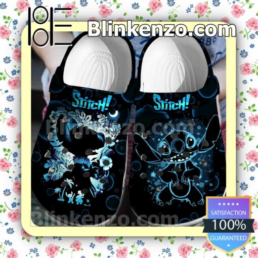 Stitch Silhouette Halloween Clogs