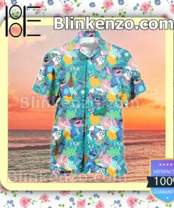Stitch Summer Time Tropical Men Shirt