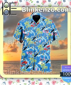 Stitch Summer Vacation Men Shirt