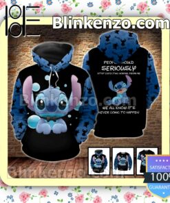 Stitch We All Know It's Never Going To Happen Halloween Ideas Hoodie Jacket