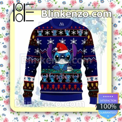 Stitch With Coffee Christmas Pullover Sweaters