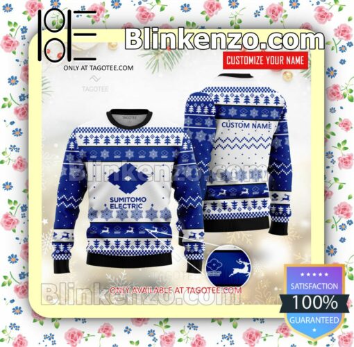 Sumitomo Electric Industries Brand Christmas Sweater