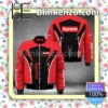 Supreme Luxury Brand Red And Black Military Jacket Sportwear