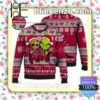 Tampa Bay Buccaneers Baby Groot And Grinch Christmas NFL Sweatshirts