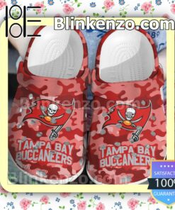 Tampa Bay Buccaneers Red Camouflage Clogs