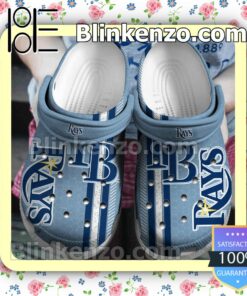 Tampa Bay Rays Hive Pattern Clogs