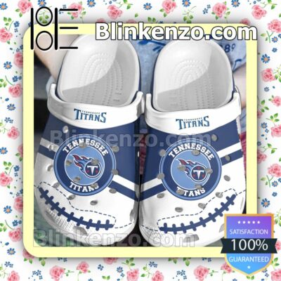 Tennessee Titans Logo Football Clogs