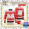 Tesla Brand Print Christmas Sweater