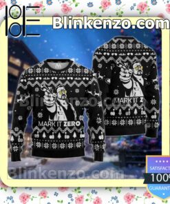 The Big Lebowski Mark It Zero Black Christmas Pullover Sweaters
