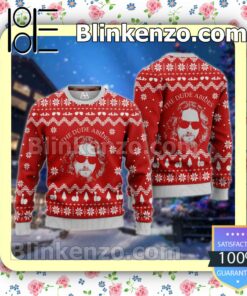 The Big Lebowski The Dude Abides Christmas Pullover Sweaters