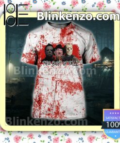 The Boys Of Fall Freddy Krueger Jason Voorhees Michael Myers Halloween 2022 Cosplay Shirt b