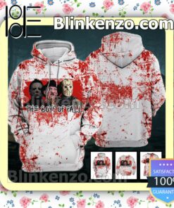 The Boys Of Fall Freddy Myers And Jason Voorhees Blood Halloween Ideas Hoodie Jacket