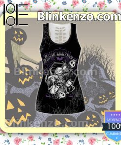 The Nightmare Before Christmas Black Women Tank Top Pant Set c