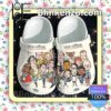 The Office Movie Chibi Characters Clogs