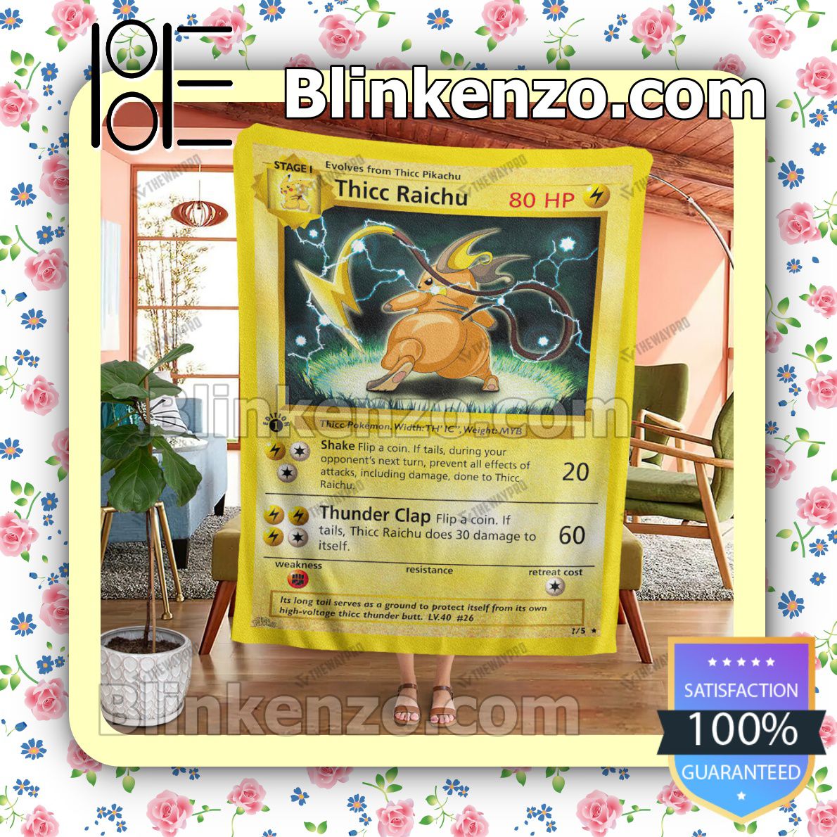 PKM Thicc Bulbasaur Card Custom Quilt – PKM Nations