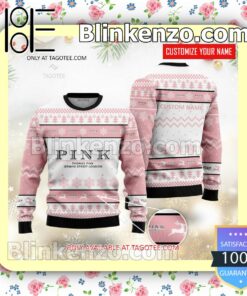 Thomas Pink Brand Print Christmas Sweater