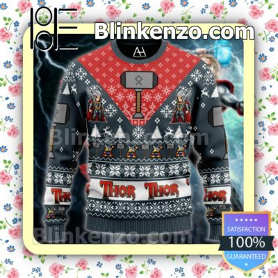 Thor Odinson Marvel Comics Christmas Pullover Sweaters