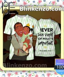 Tiana And Father Never Lose Sight Of What's Import Women Tank Top Pant Set a