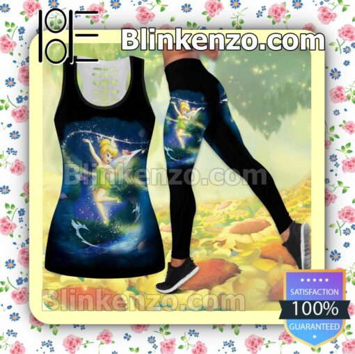 Tinkerbell All You Need Is Faith Trust And A Little Bit Of Pixie Dust Women Tank Top Pant Set