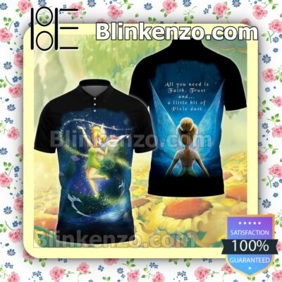 Tinkerbell All You Need Is Faith Trust And A Little Bit Of Pixie Dust Women Tank Top Pant Set a