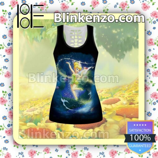 Tinkerbell All You Need Is Faith Trust And A Little Bit Of Pixie Dust Women Tank Top Pant Set c