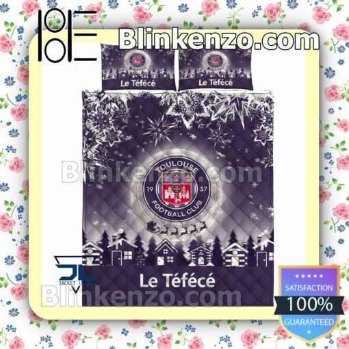 Toulouse Football Club Le Téfécé Christmas Duvet Cover a