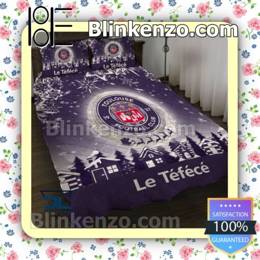 Toulouse Football Club Le Téfécé Christmas Duvet Cover b