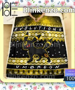 Umbreon Evolution Quilted Blanket a