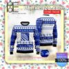 United Airlines Brand Print Christmas Sweater