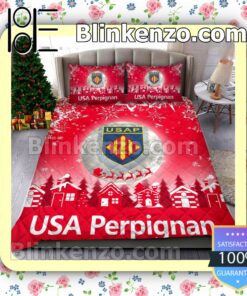 Usa Perpignan Christmas Duvet Cover