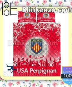 Usa Perpignan Christmas Duvet Cover a