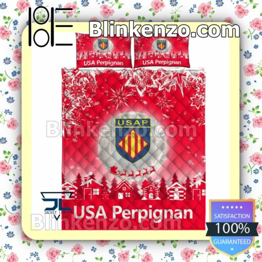 Usa Perpignan Christmas Duvet Cover a