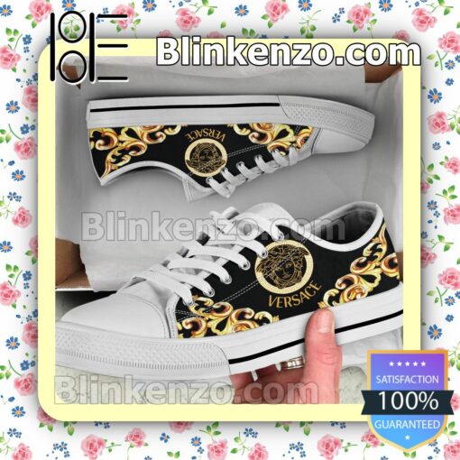 Versace Baroque Black Chuck Taylor All Star Sneakers