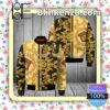 Versace Baroque Pattern Black Mix Yellow Military Jacket Sportwear