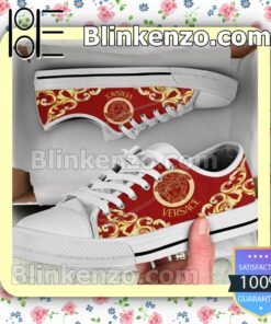 Versace Baroque Red Chuck Taylor All Star Sneakers